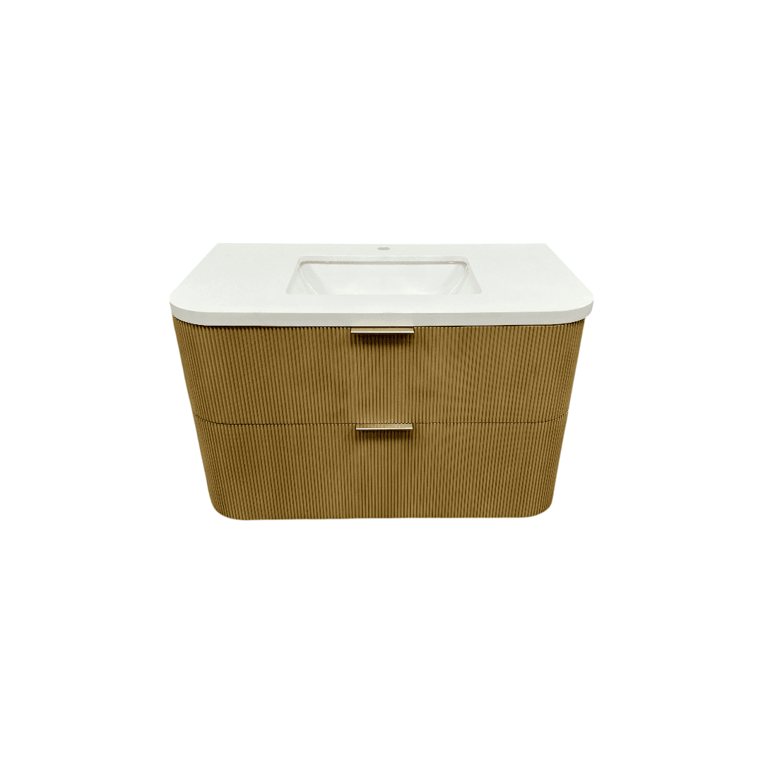 Ophelia & Co. Chantal Single Bathroom Vanity With Engineered Quartz Top - Thumbnail 4