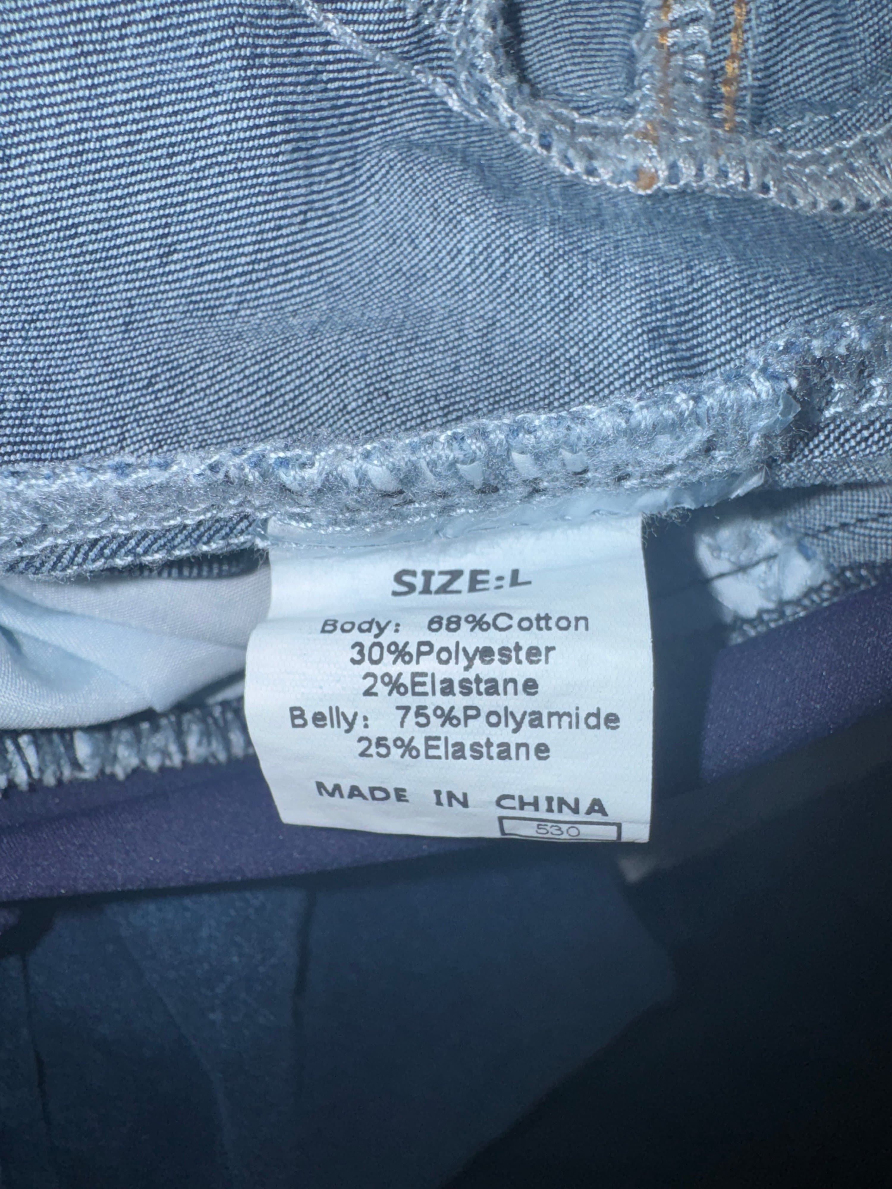 Maternity Wide Leg Jeans with Adjustable Waistband - Thumbnail 8