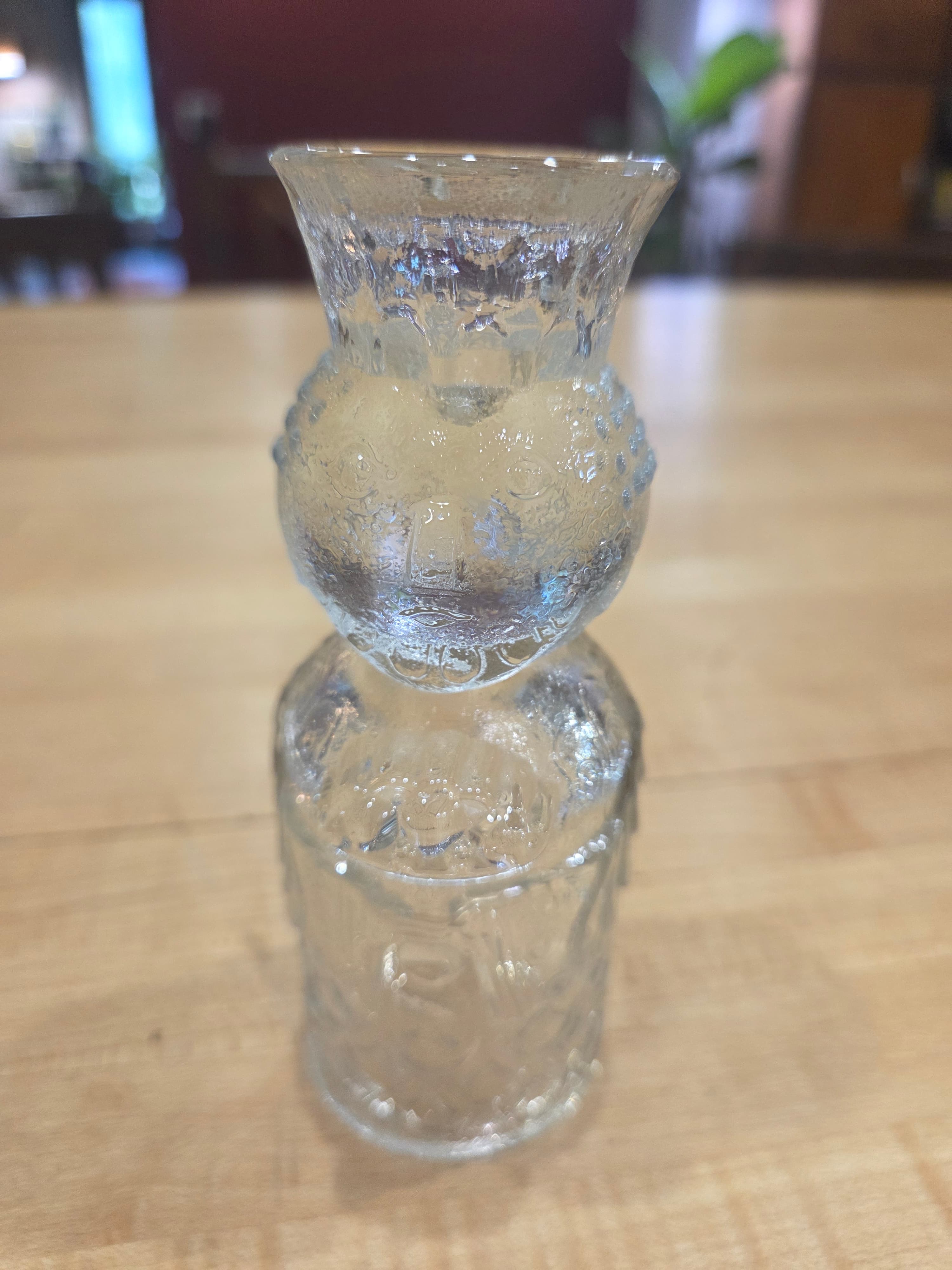 Vintage Bjorn Wiinblad Rosenthal Glass Wise Man Nativity Candle Holder - Thumbnail 4