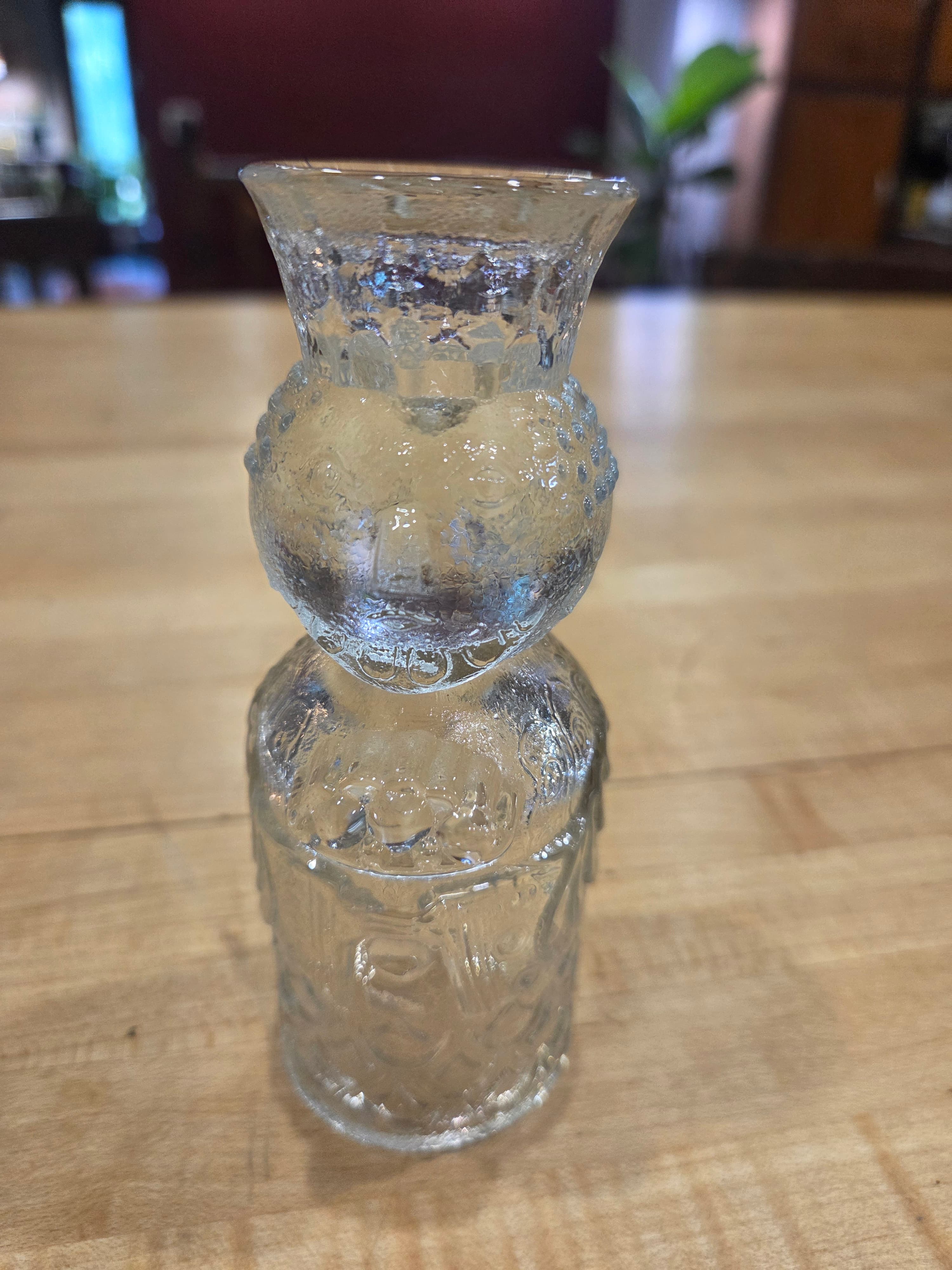 Vintage Bjorn Wiinblad Rosenthal Glass Wise Man Nativity Candle Holder