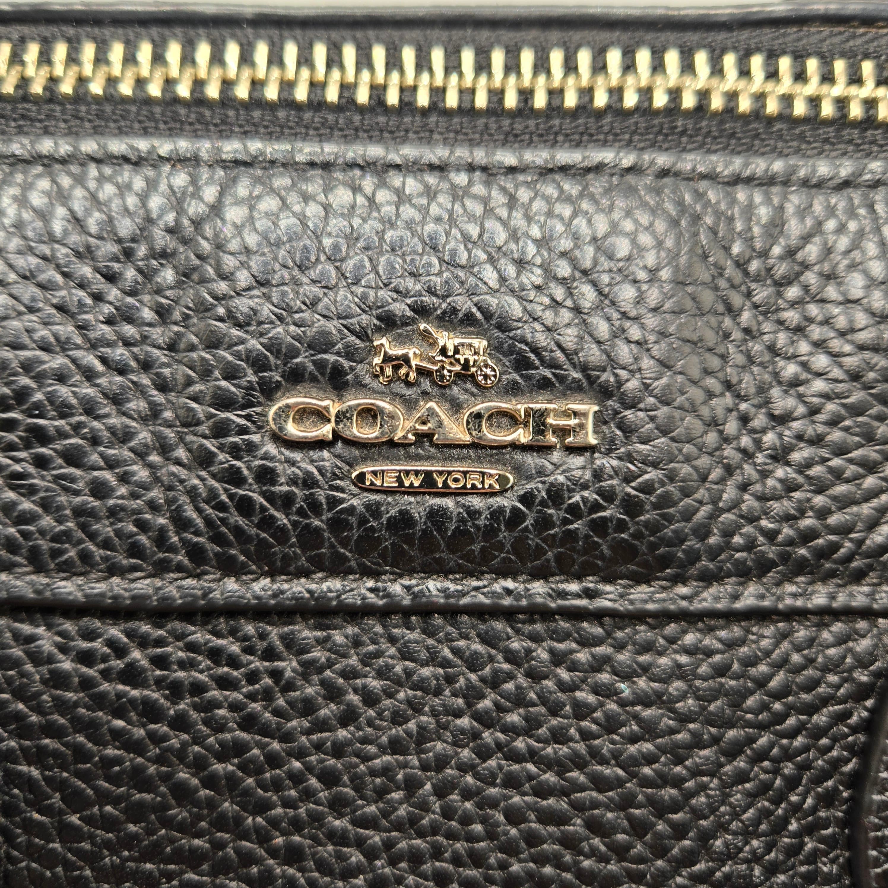 Coach Bennett Mini Satchel, Crossbody pebbled Leather with shoulder strap - Thumbnail 16