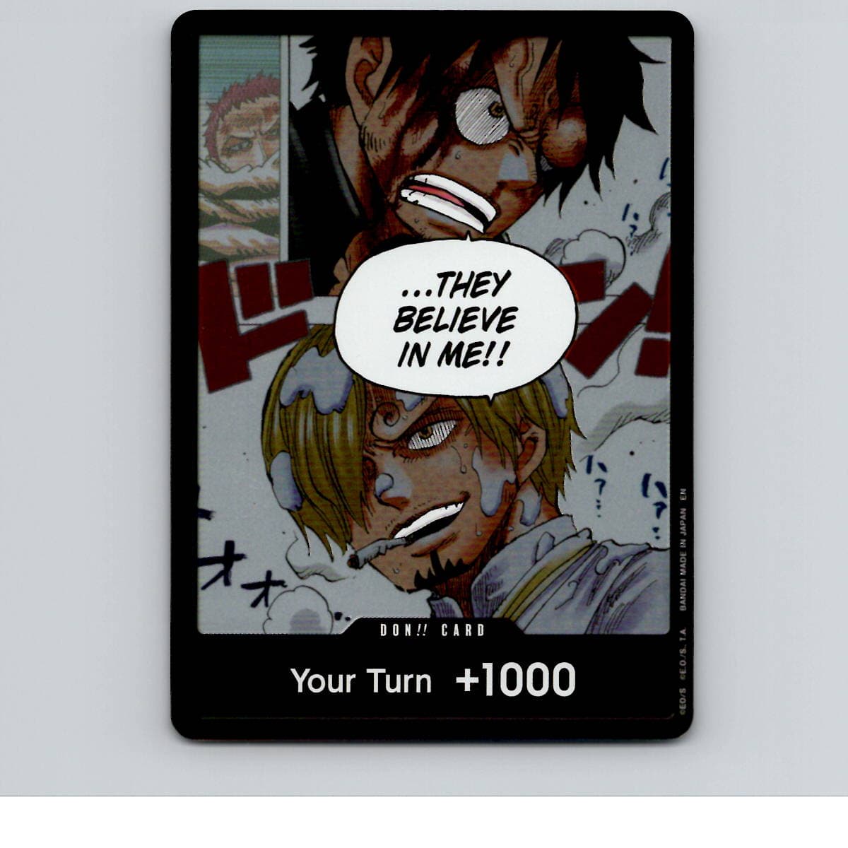 DON!! Card (Alternate Art) Foil A Fist of Divine Speed NM