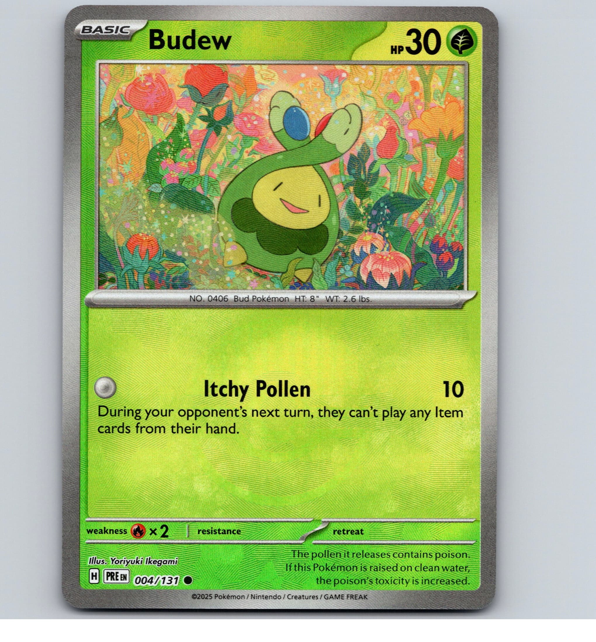 Budew (Poke Ball Pattern) - PRE SV: Prismatic Evolutions #004/131 Common Holo NM