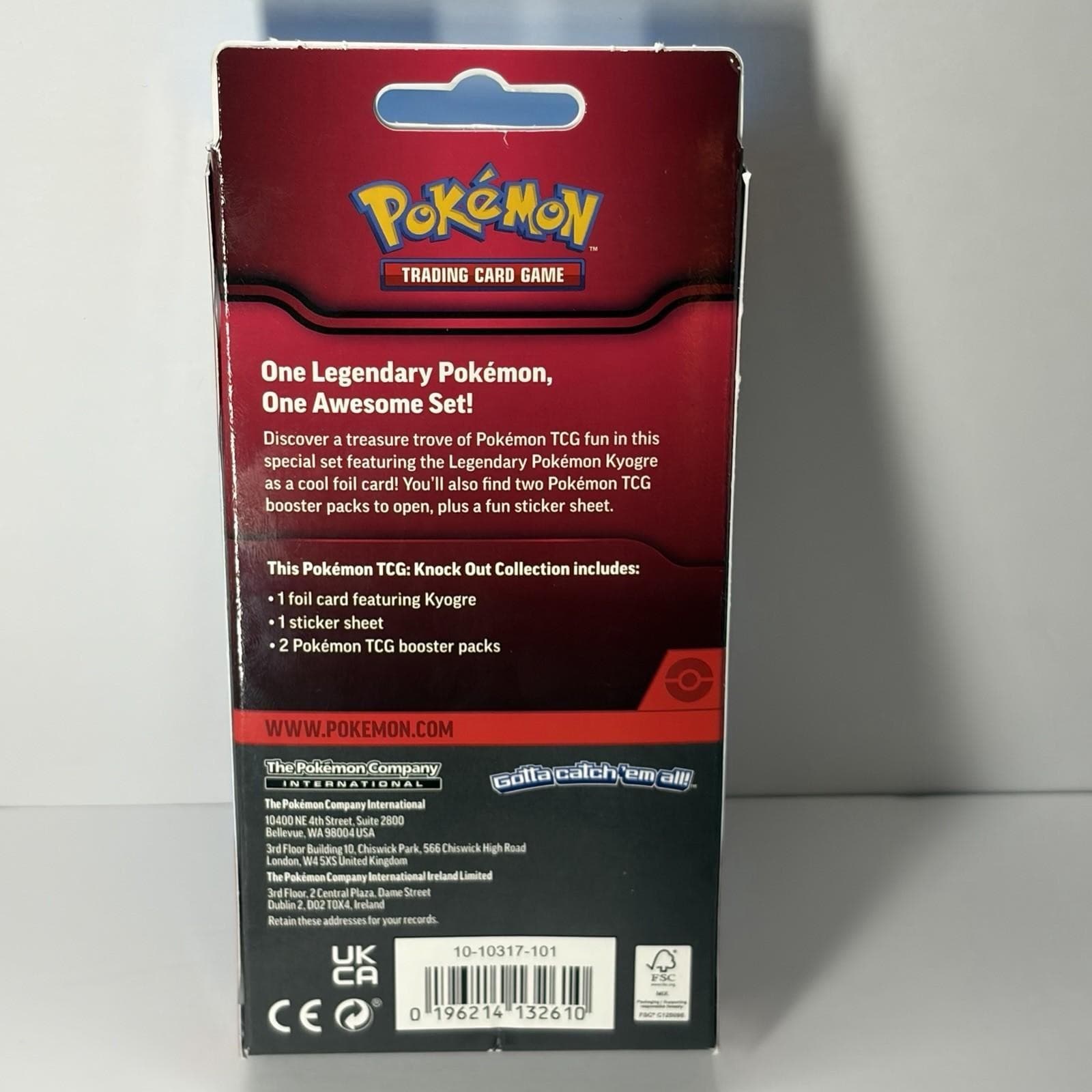 Kyogre Knock Out Collection - Sealed - Thumbnail 3