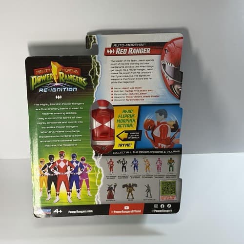 MMPR Red Ranger Re-Ignition Action Figure Auto Morphin - Power Rangers - Thumbnail 3