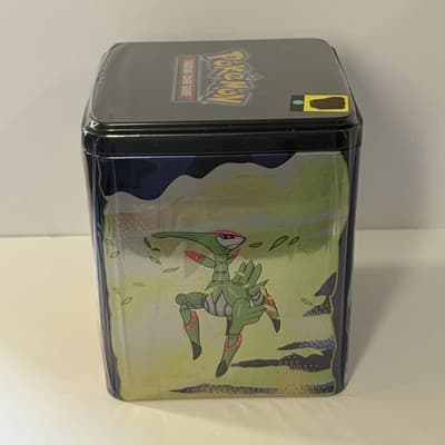 Pokémon TCG Stacking Tin 2025 Full Display Case 6 Tins New/ Factory Sealed - Thumbnail 4