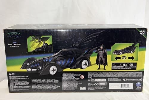 Batman Forever Batmobile + Batman Figure DC Retro Spin Master -Target Exclusive - Thumbnail 2