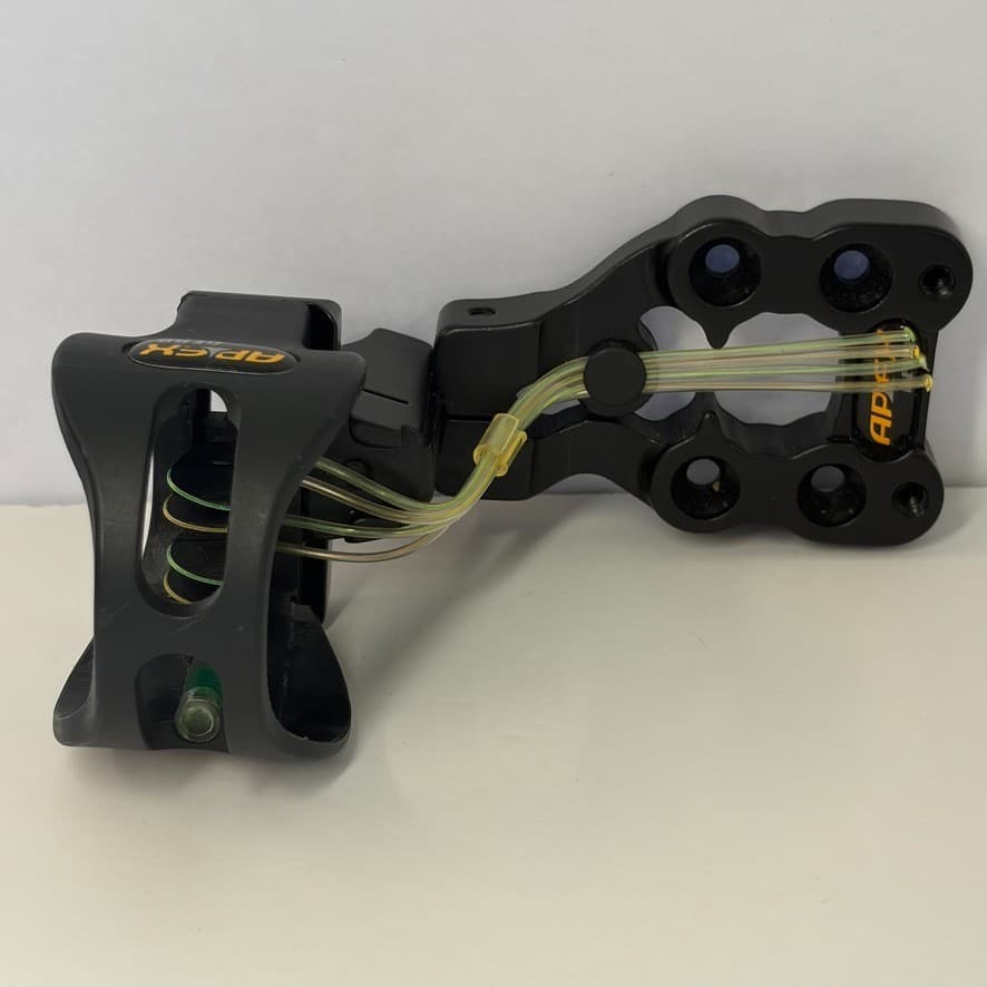 Apex Gear 4-Pin Fiber Optic Bow Sight Used Compound Hunting Archery - Thumbnail 3