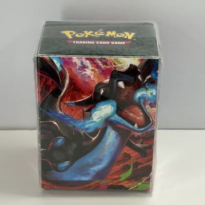 Pokémon Mega Charizard X ex Tin Promo Card Sleeves Coin Dice Deck Box / New - Thumbnail 4