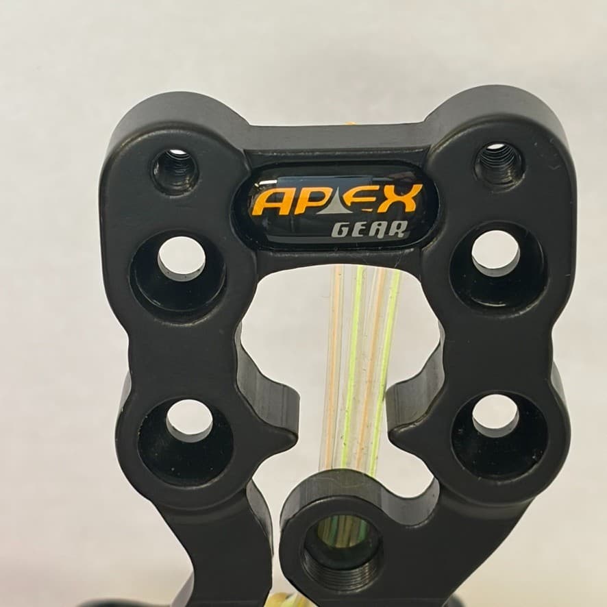 Apex Gear 4-Pin Fiber Optic Bow Sight Used Compound Hunting Archery - Thumbnail 5