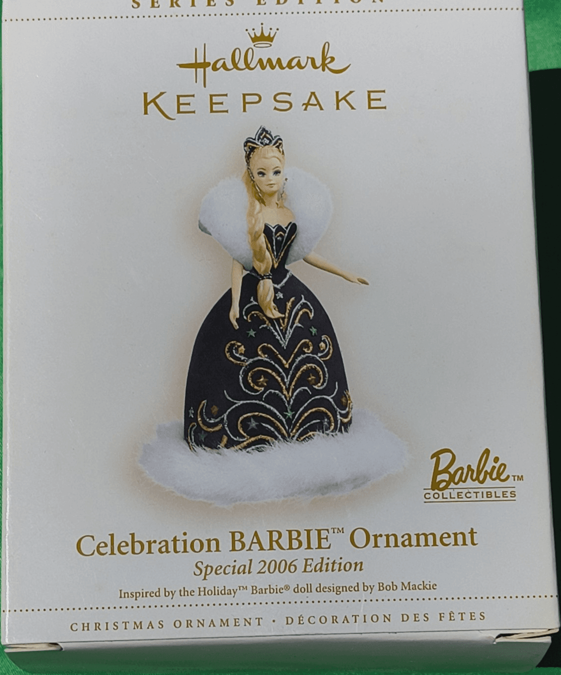 Hallmark Keepsake Ornament Celebration Barbie Christmas 2006 QX2393