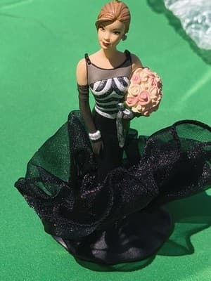 Hallmark Keepsake 40th Anniversary Barbie Christmas Ornament Handcrafted 1999 - Thumbnail 4