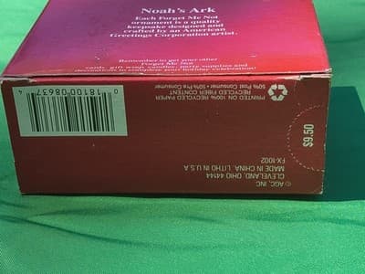 Forget Me Not American Greetings Noah's Ark Christmas Ornament RX-1002 - Thumbnail 3