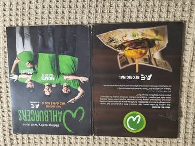 Wahlburgers TV Series Premiere Flyer A&E Network Original Television Collectible - Thumbnail 3