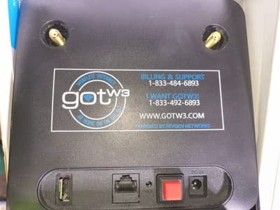 GotW3 C4R400 4G LTE Unlocked Router, 150 Mbps, Wi-Fi/Ethernet, Black - Thumbnail 3