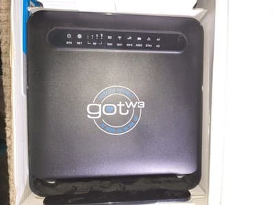 GotW3 C4R400 4G LTE Unlocked Router, 150 Mbps, Wi-Fi/Ethernet, Black - Thumbnail 2