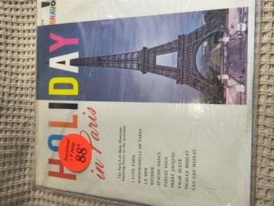 Bravo Holiday in Paris LP The Paris Left Bank Musicians Vinyl 12" Mono 33 RPM