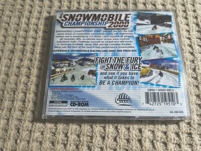 Infogrames Snowmobile Championship 2000 Racing Sports PC CD-ROM 1999 Game - Thumbnail 2