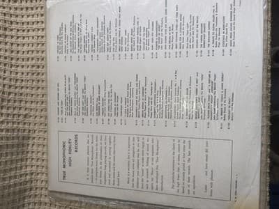 Bravo Holiday in Paris LP The Paris Left Bank Musicians Vinyl 12" Mono 33 RPM - Thumbnail 2