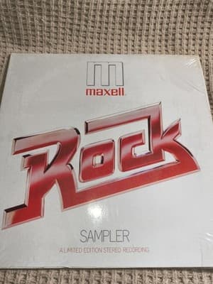 Maxell Rock Sampler LP Vinyl RCA Records Rock Compilation 12" 33 RPM Stereo - Thumbnail 3
