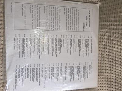 Bravo Tchaikovsky Violin Concerto LP Vinyl High Fidelity Mono 12" 33 RPM - Thumbnail 2