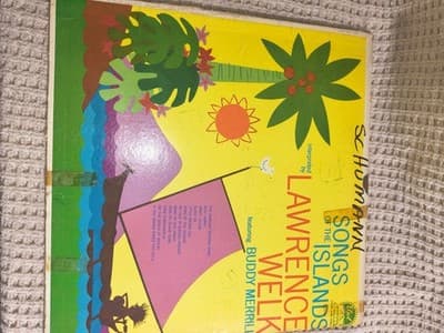 Lawrence Welk Songs of the Islands LP Vinyl Dot Buddy Merrill 12" 33 RPM Stereo