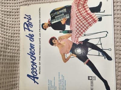 Coronet François Chantal Accordeon de Paris LP Vinyl World France 12" 33 RPM