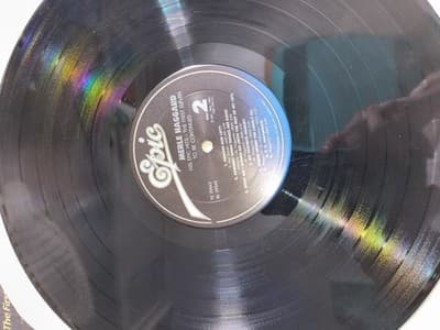 Merle Haggard His Epic Hits The First 11 Epic LP Vinyl Country 12" 33 RPM - Thumbnail 3