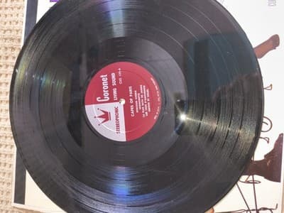 Coronet Cafes of Paris LP Vinyl François Chantal France 12" 33 RPM Stereo - Thumbnail 3