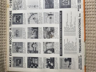 Treasure Productions More Let's All Sing LP Vinyl Treasure Singers 12" 33 RPM - Thumbnail 2