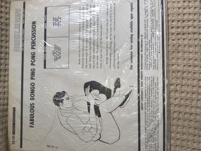 Coronet Records Fabulous Bongo Ping Pong Percussion LP Vinyl High Fidelity - Thumbnail 2