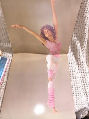 Jane Fonda's Workout Record LP Vinyl Columbia Fitness Pop Rock 12" 33 RPM - Thumbnail 3