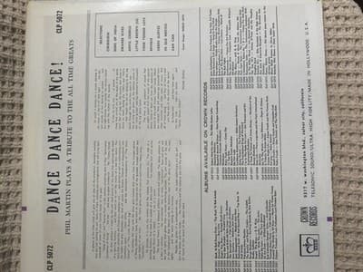 Crown Dance Dance Dance LP Vinyl Phil Martin 12" Dance 33 RPM - Thumbnail 2