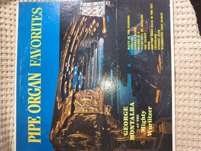 Somerset Pipe Organ Favorites LP Vinyl George Montalba Classical 12" 33 RPM