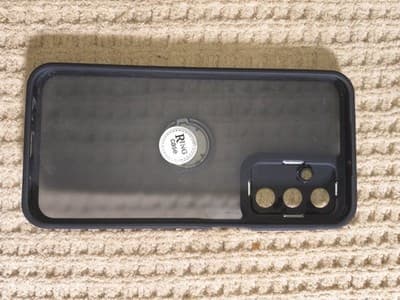 Ring Case Black Transparent TPU Fitted Case with Ring Kickstand - Thumbnail 2