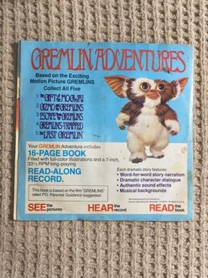 Gremlins The Gift of the Mogwai Read-Along Book & 33⅓ RPM Vinyl Record Set - Thumbnail 2