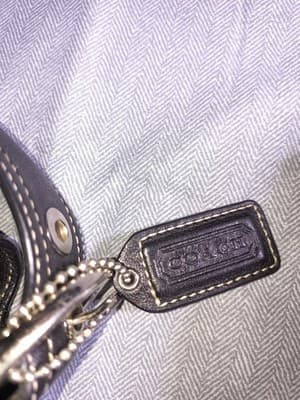 Black Coach Purse - Thumbnail 2