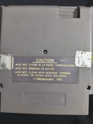 Milton Bradley World Games NES Cartridge 1985 NTSC-U/C (US/Canada) - Thumbnail 2