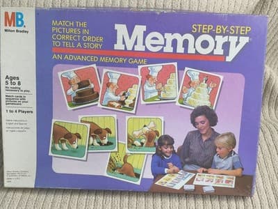 Milton Bradley Step-by-Step Memory Game Storytelling English & Spanish Instruct… - Thumbnail 3