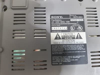 Sony PlayStation SCPH-9001 NTSC-U/C Gray Console with Analog Controller - Thumbnail 3