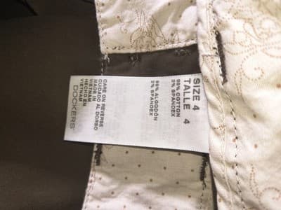 Dockers Women's Brown Cargo Pants 98% Cotton Spandex Button Pockets - Thumbnail 3