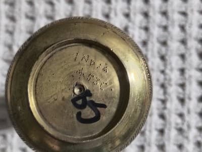 Brass Vase Gold Engraved Design India Decorative Collectible - Thumbnail 2