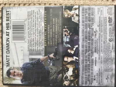 Green Zone DVD Matt Damon Action Thriller Widescreen Paul Greengrass 2010 - Thumbnail 2