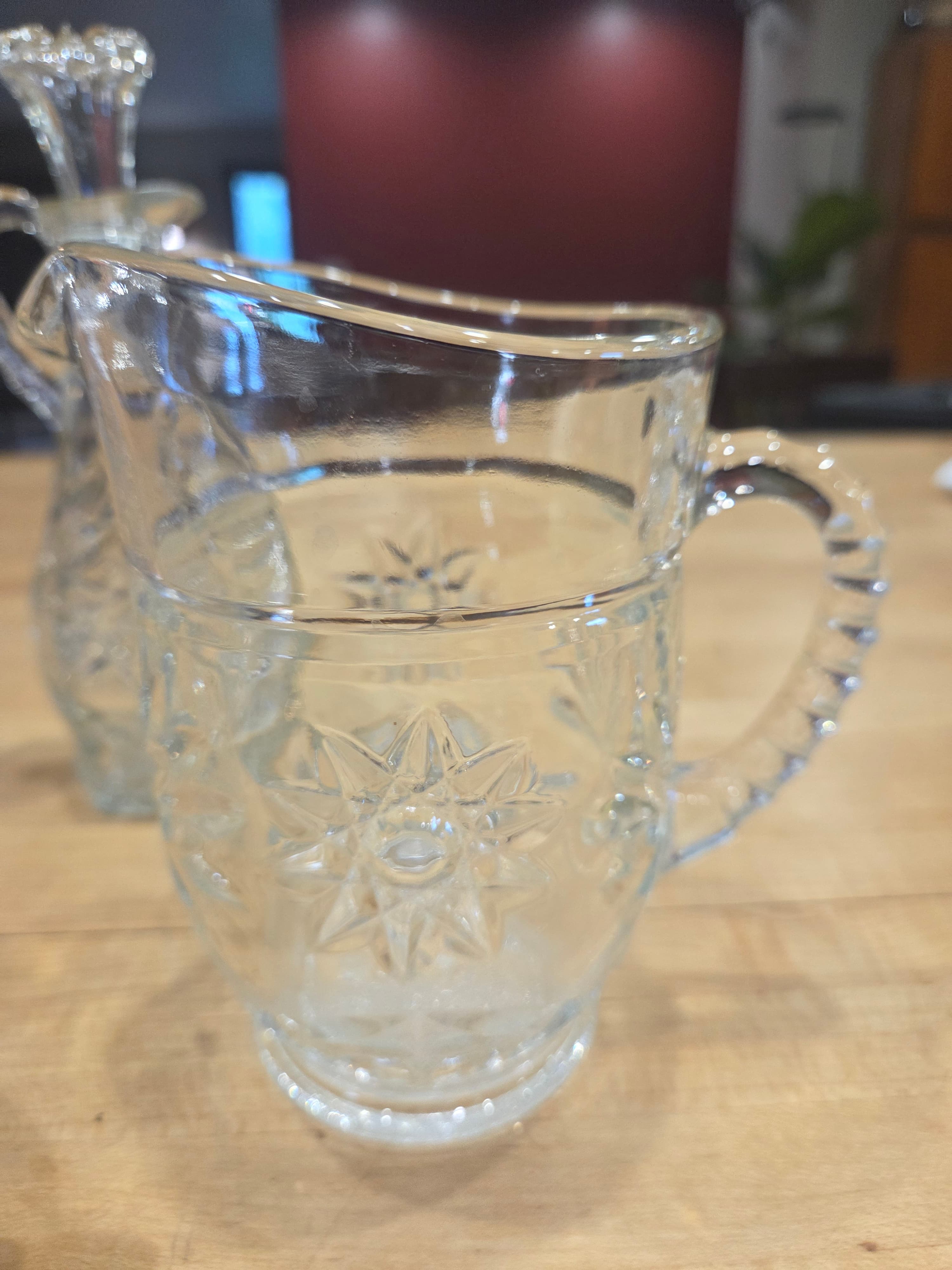 Vintage Anchor Hocking EAPC Star of David 5 Piece Table Serving Set - Thumbnail 5