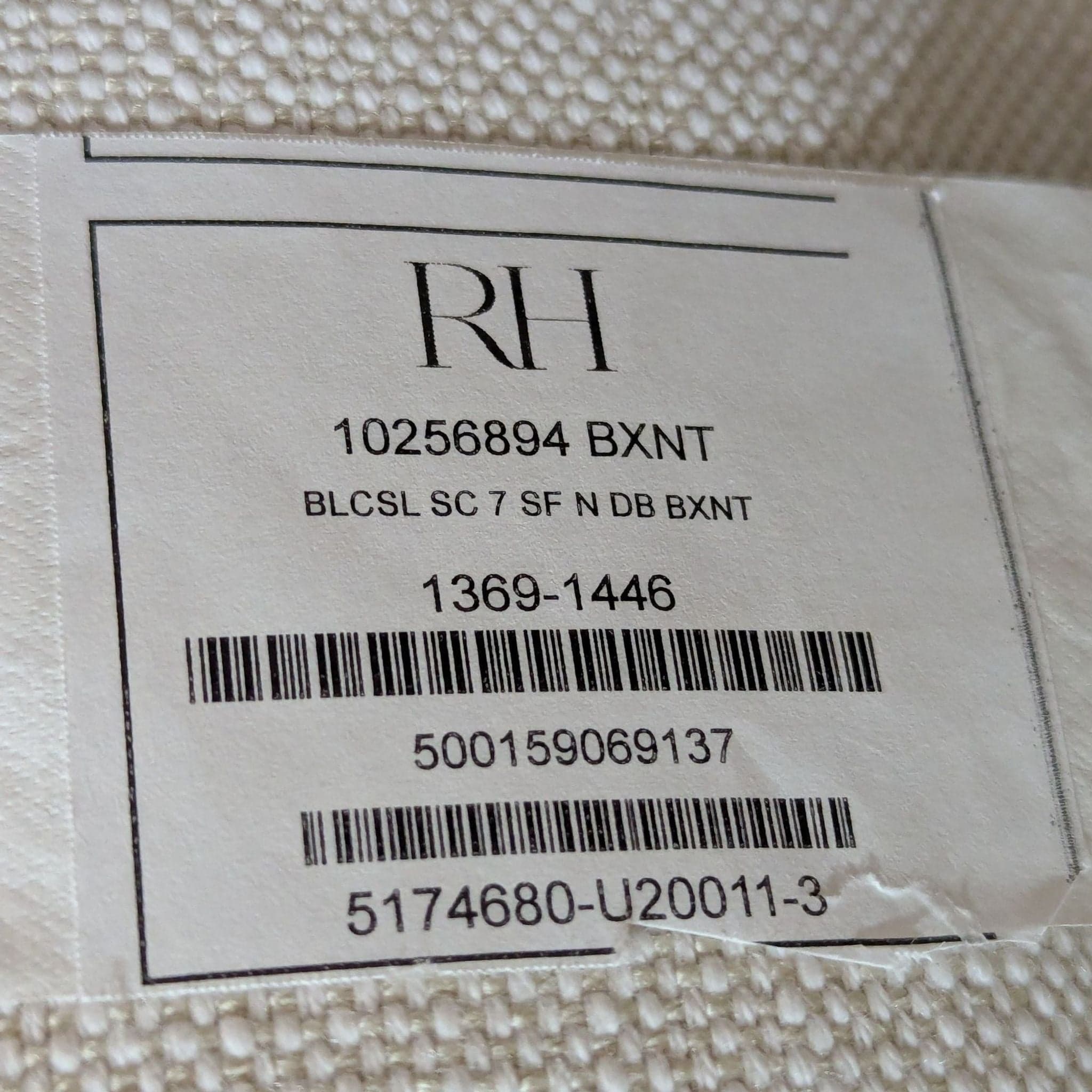 Restoration Hardware Belgian White Slipcovered Fabric Loveseat with Cushions - Thumbnail 7