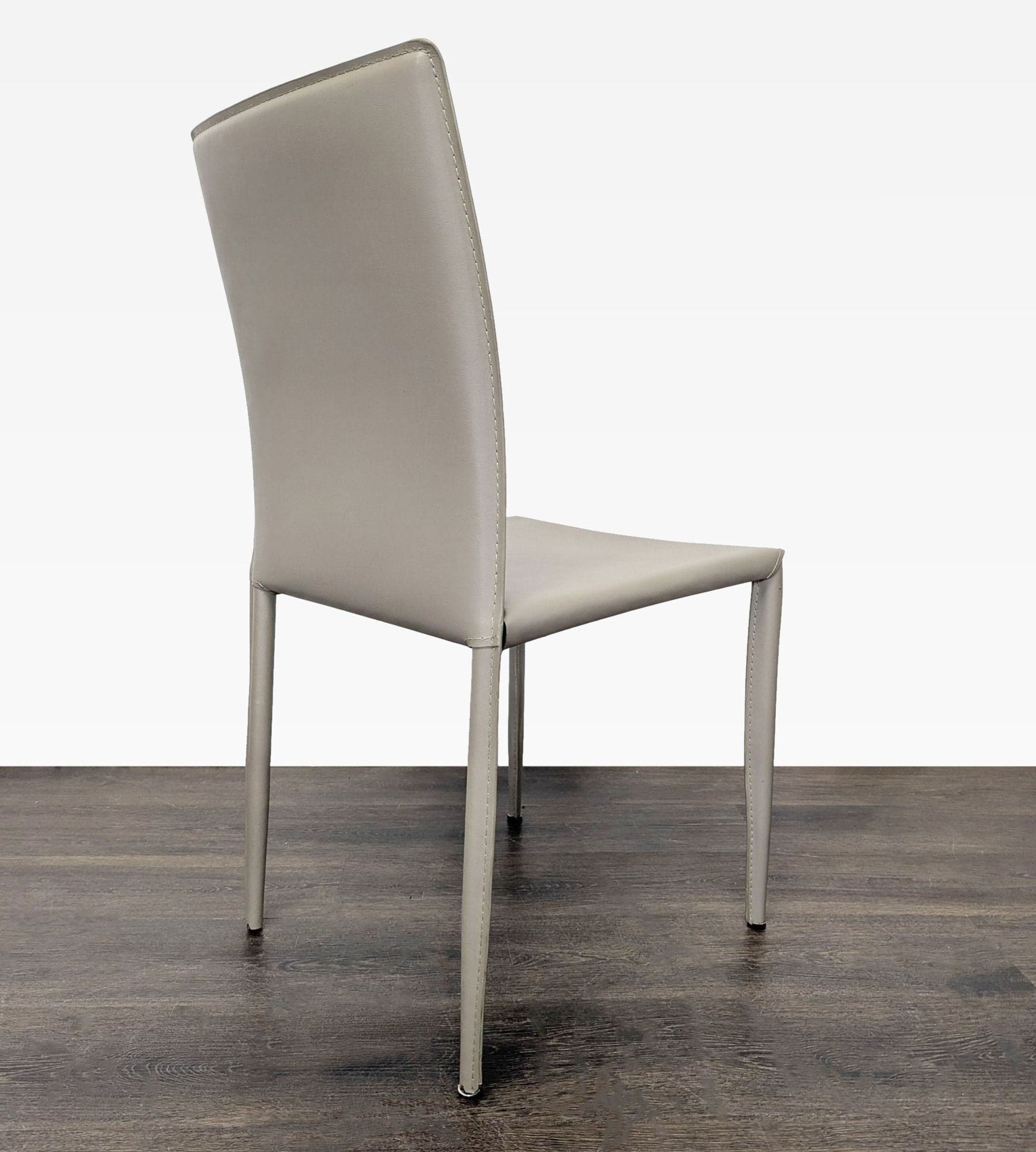 Faux Leather Dining Chair - Thumbnail 6