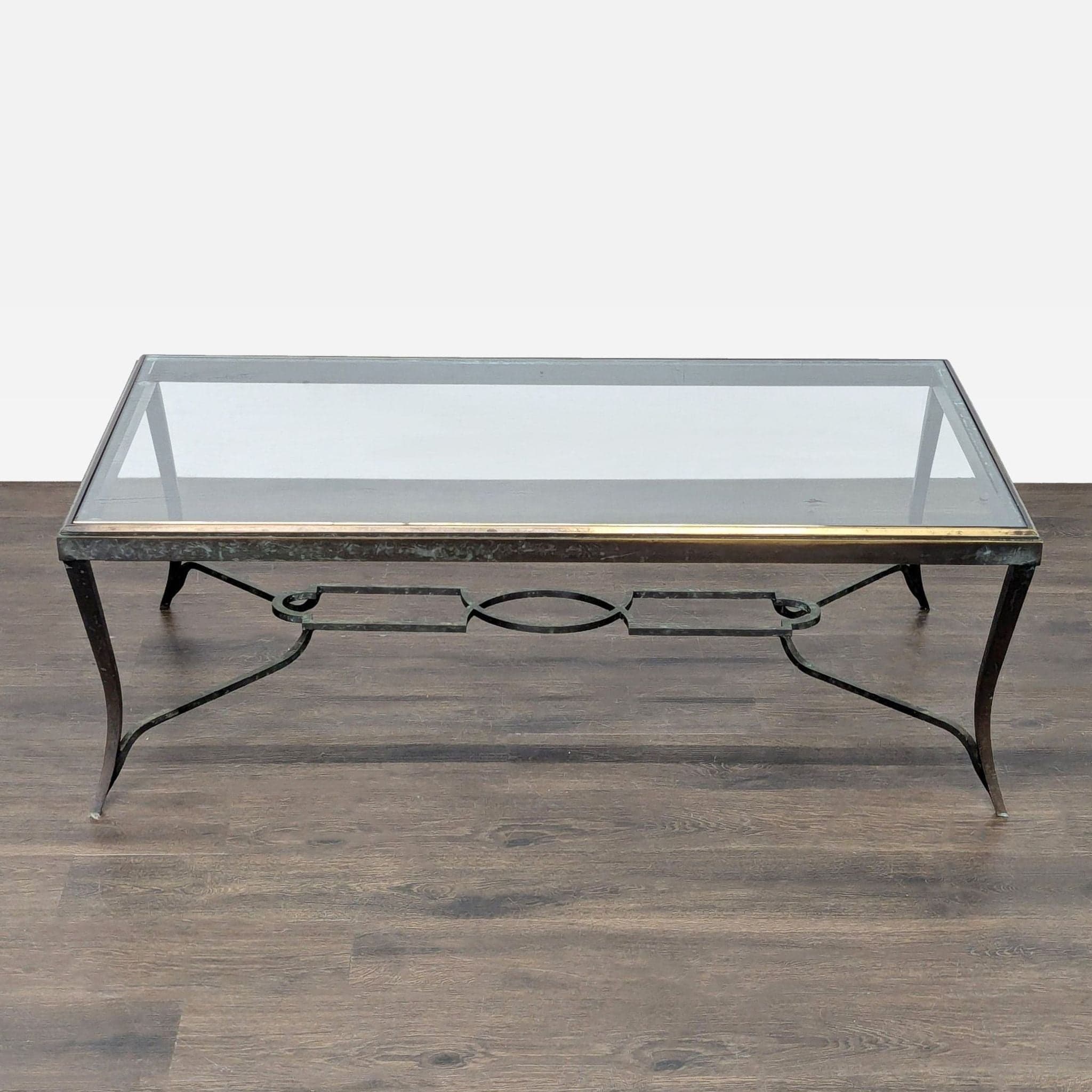 Carole Gratale Inc. Wrought Iron Coffee Table - Thumbnail 3