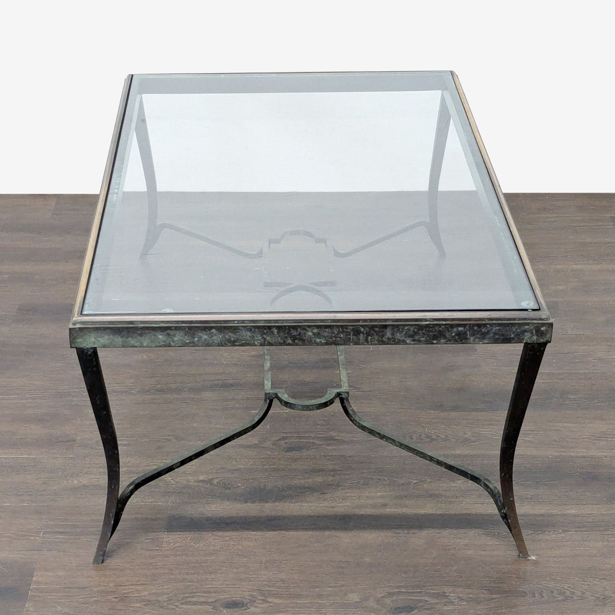 Carole Gratale Inc. Wrought Iron Coffee Table - Thumbnail 7