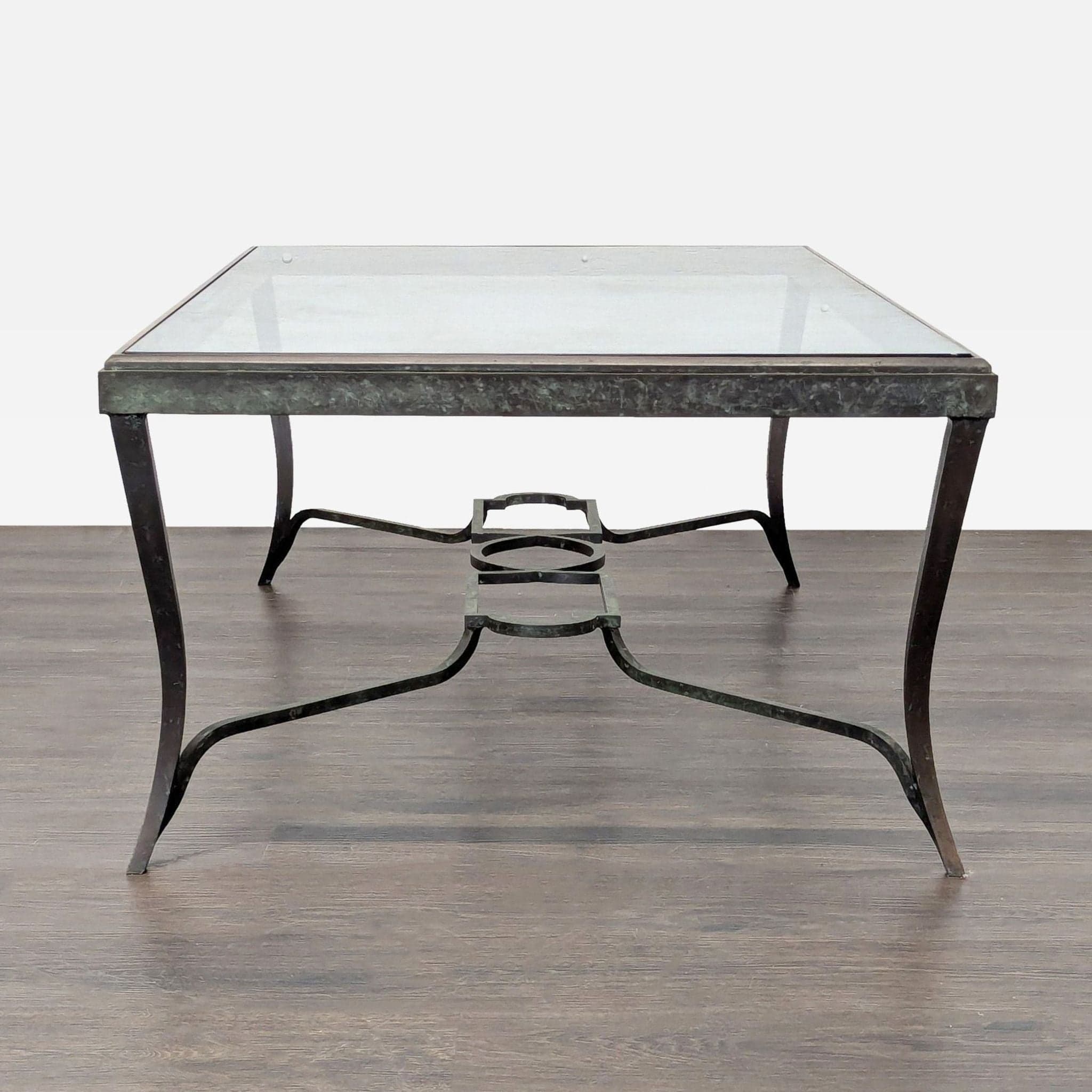 Carole Gratale Inc. Wrought Iron Coffee Table - Thumbnail 6