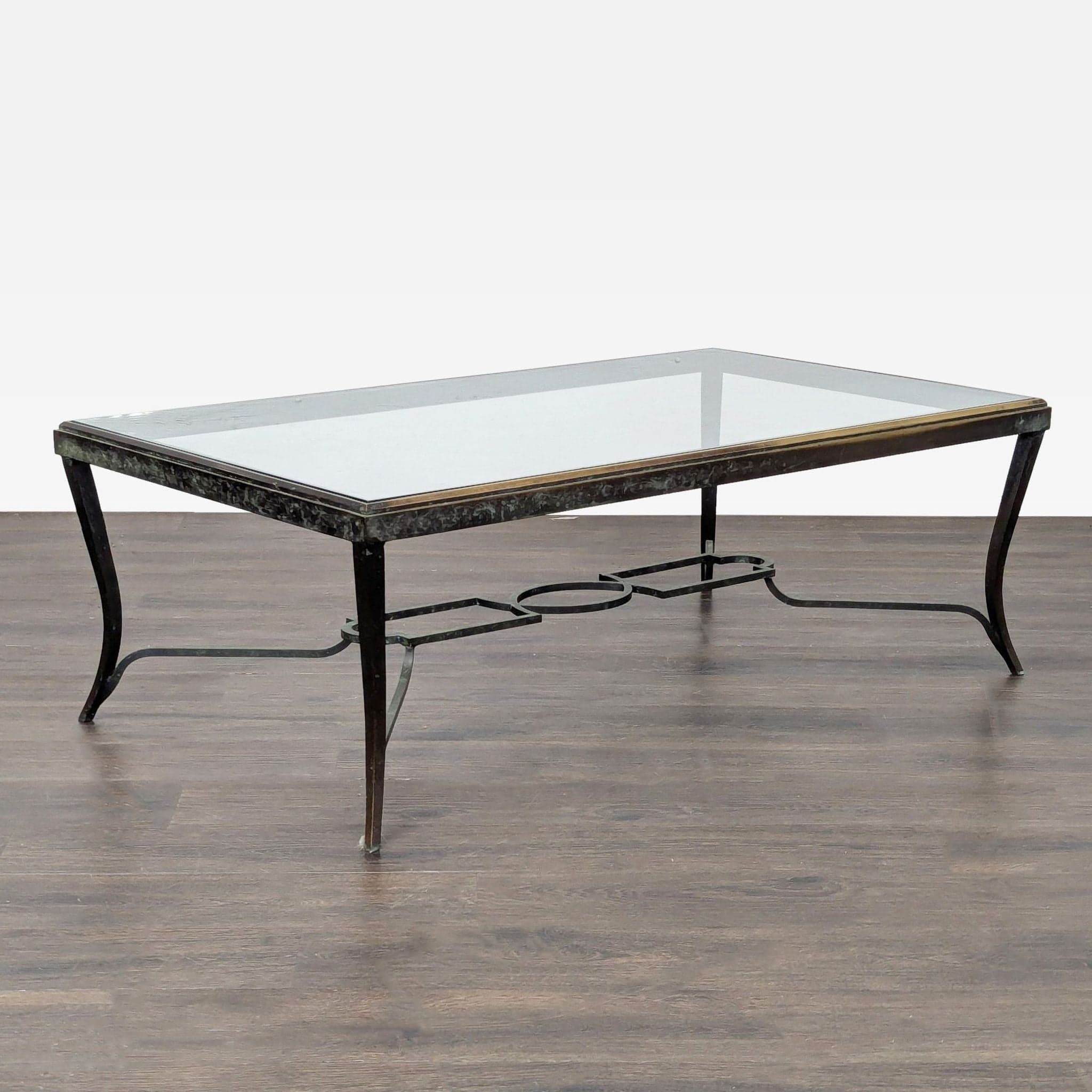 Carole Gratale Inc. Wrought Iron Coffee Table - Thumbnail 2